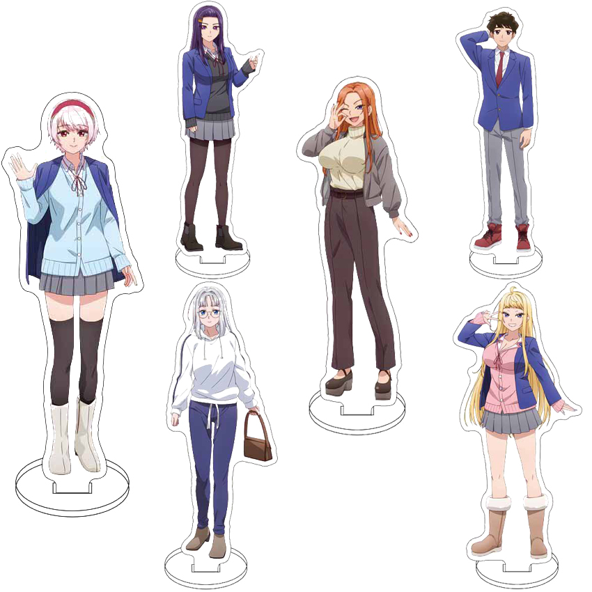 Anime Merchandise Collection - 16 cm, akrylowa podstawka do figurek,
